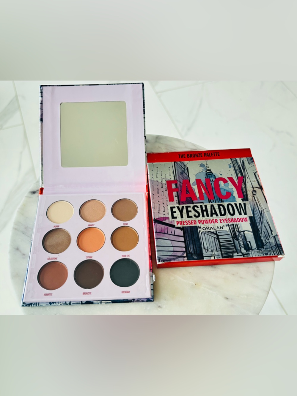 OKALAN Fancy Eyeshadow Palette — Warm Neutral & Bronze Shades